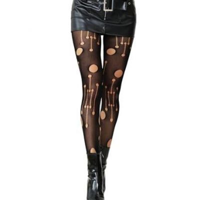 Ripped Tights, Sexy High Waist Fishnet Tights - Premium Women's Stretchy